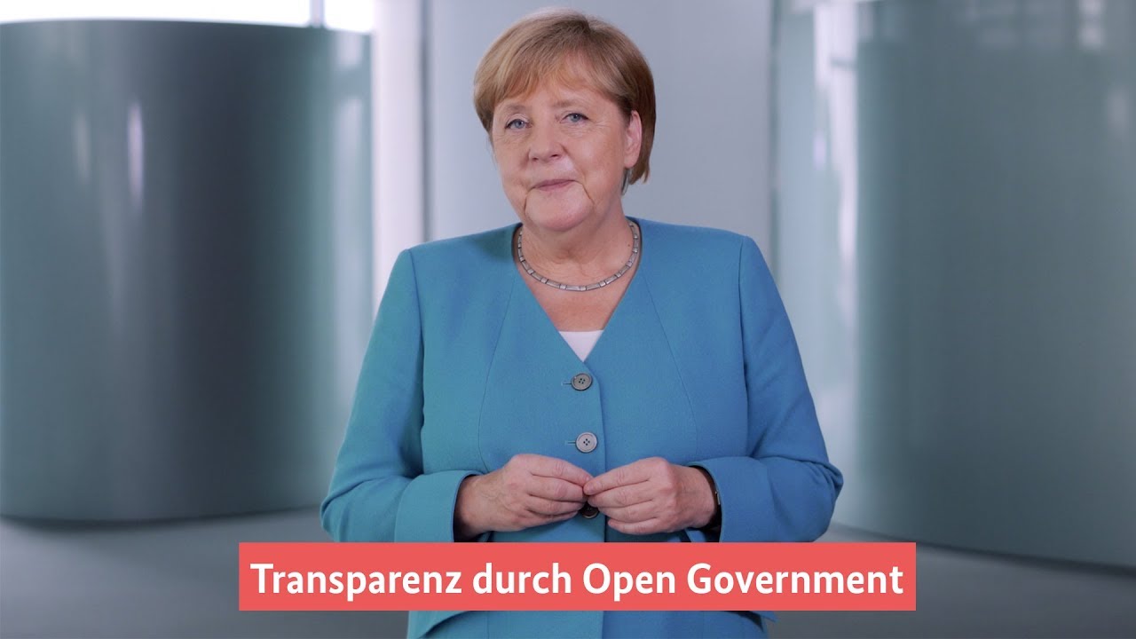Screenshot: Chancellor Merkel videopodcast