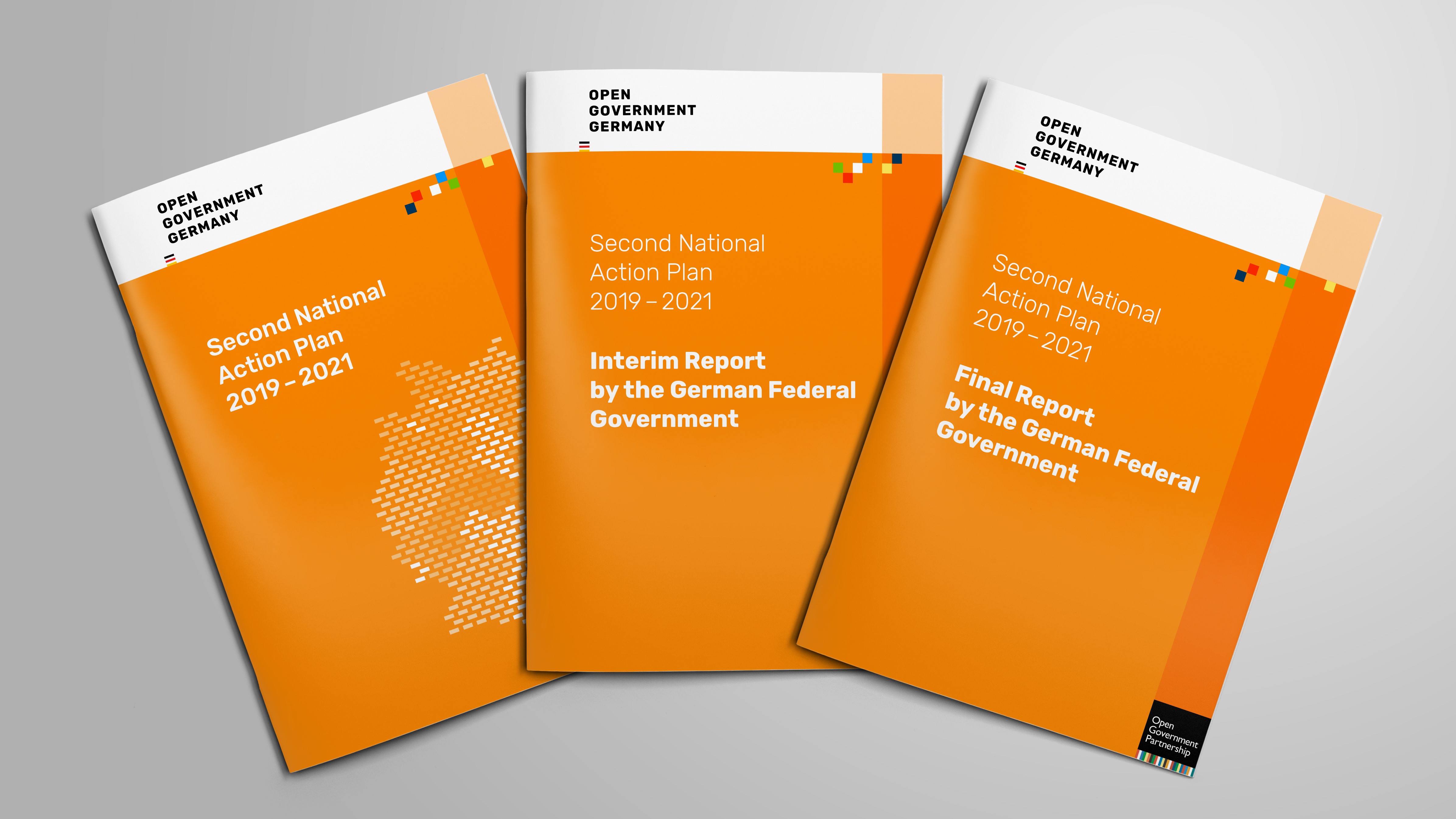 Covers of the second national action plan and its implementation reports