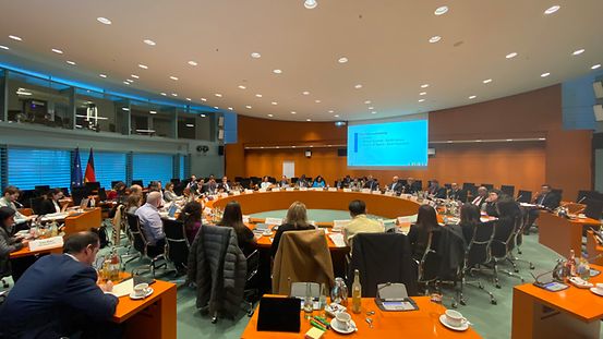 Meeting of the OGP steering committee in the German Federal Chancellery’s international conference room